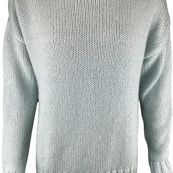 French Connection Womens Snuggle Pullover Sweater Size XS Xsmall Blue Mohair - Picture 4 of 10